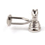The Chess Piece Cufflink - The Knight - Silver