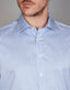 Long Sleeve Business Shirt - Stripe - Royal Blue & White