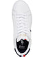 Heritage Court II Sneakers - White with Red, White, Navy Stripe, Blue Polo Pony