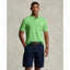 Custom Slim Fit Mesh Polo Shirt - Kiwi Lime