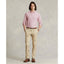 Polo Ralph Lauren Custom Fit Striped Oxford Shirt - Burgundy, Red,  White
