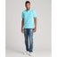 Custom Fit Mesh Polo - Turquoise (Pink Pony)