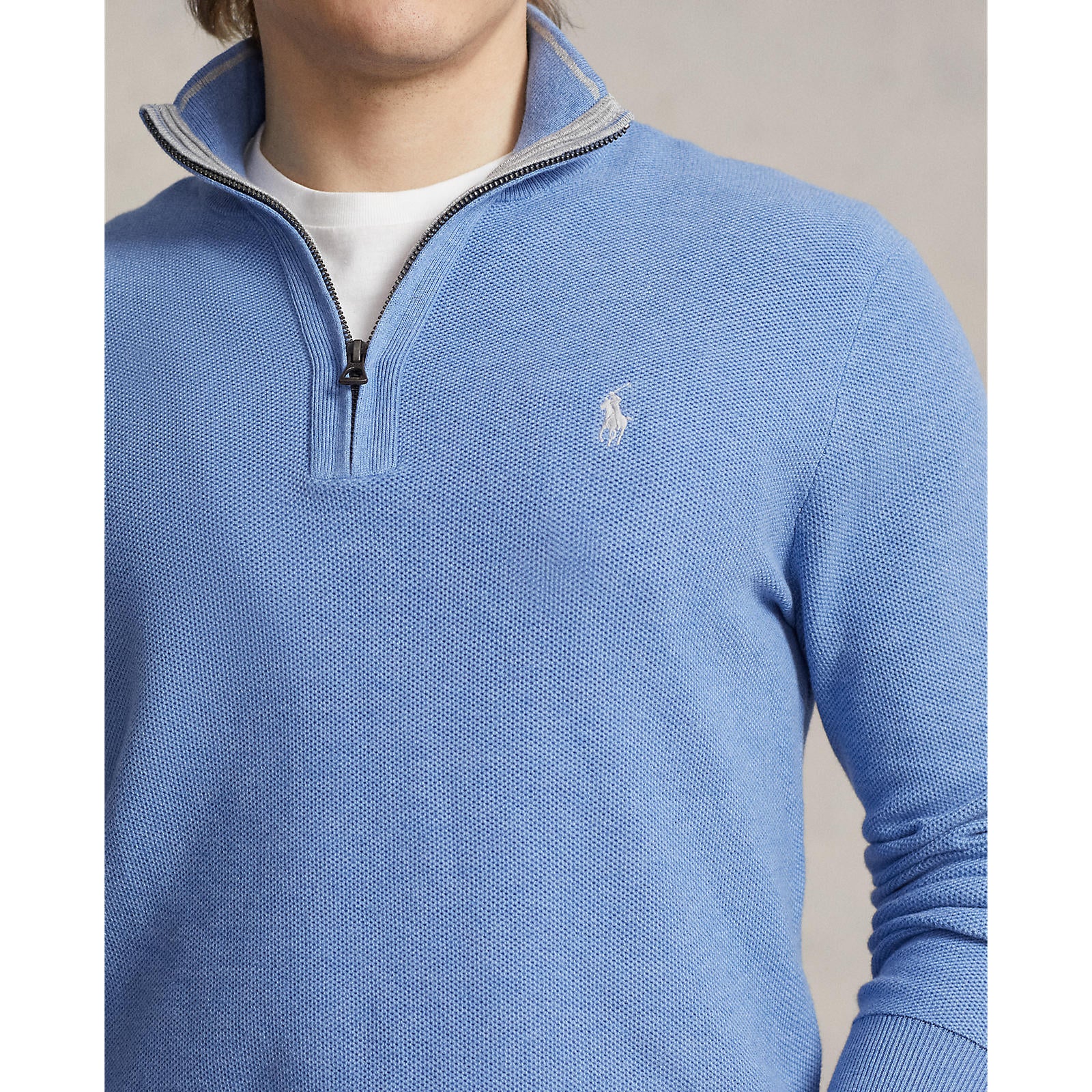 Baby blue hot sale quarter zip