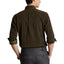 Custom Fit Corduroy Shirt - Defender Green