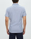 Flex Poplin Shirt -Stripe - Bold Blue & White