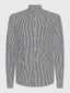 1985 Slim Line Knit Stripe Shirt - Yale Navy & White