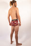 Fly Front Trunk - Slither - Maroon