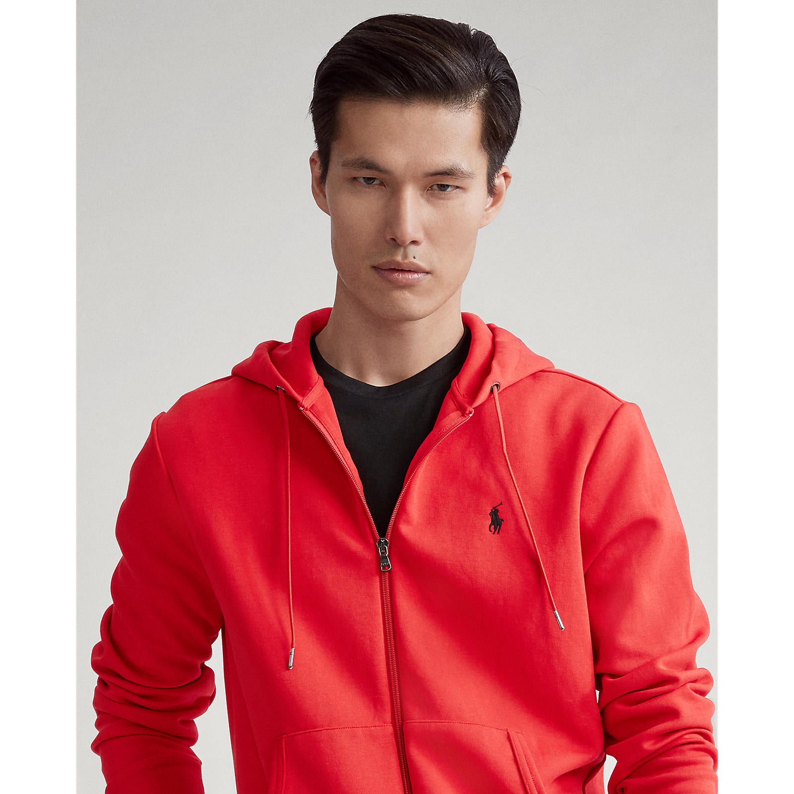 Double Knit Full Zip Hoodie - Red – Blowes Clothing