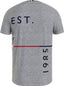 Off Placement Graphic Tee - Light Grey Heather
