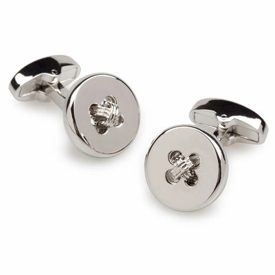 OTAA - Button Cufflnks - Silver