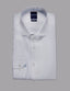 Abelard - Long Sleeve Business Shirt - Textured - White