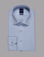 Abelard - Long Sleeve Business Shirt - Textured - Sky Blue