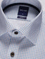 Abelard - Long Sleeve Business Shirt - Patterned - Blue/White