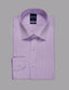 Abelard - Long Sleeve Business Shirt - Check - Lilac/White