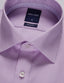 Abelard - Long Sleeve Business Shirt - Check - Lilac/White