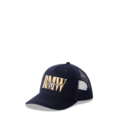 R.M.Williams - RMW Steers Head Trucker Cap - Navy