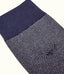 R.M.Willliams - Nelson Cotton Sock - Grey/Navy