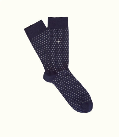 R.M.Williams - Nelson Sock - Navy/Grey