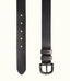 R.M.Williams - Slim Drover Belt - Matte Black Hardware - Black