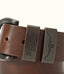 R.M.Williams - Drover Belt - Bronze Hardware - Light Chocolate