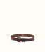 R.M.Williams - Slim Drover Belt - Matte Brown Hardware - Chocolate