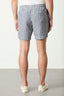 M.J. Bale - Bilgola Linen Short - Striped - Pebble Denim Ecru