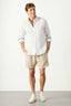 M.J. Bale - Bradfield Linen Shirt - White