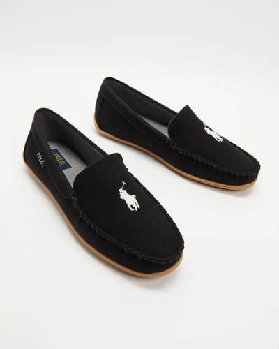 Polo Ralph Lauren - Brenan Polo Ralph Lauren Slip-on Shoe - Slipper - Black