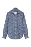 M.J. Bale - Calesta Printed Shirt - Vintage Denim White