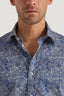 M.J. Bale - Calesta Printed Shirt - Vintage Denim White