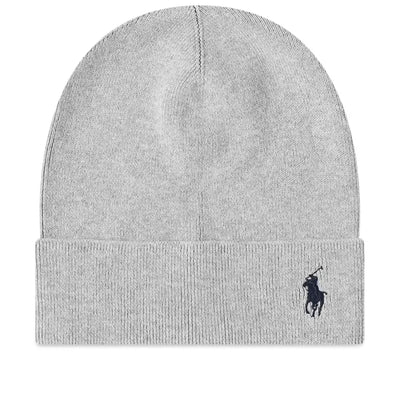 Ralph Lauren - Polo Player Cotton Beanie - Andover heather