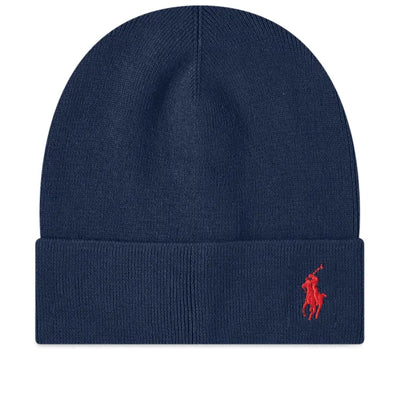 Ralph Lauren - Pony Player Cotton Beanie - Newport Navy