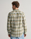 GANT - Cotton Linen Shirt - Check - Pine Green