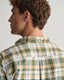 GANT - Cotton Linen Shirt - Check - Pine Green