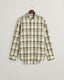 GANT - Cotton Linen Shirt - Check - Pine Green