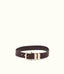 R.M.Williams - Crocodile Drover Belt - High Polish Brass Buckle - Chestnut