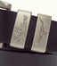 R.M.Williams - Drover Belt - Brushed Nickel Buckle - Black