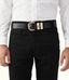 R.M.Williams - Drover Belt - High Polish Brass Buckle - Black