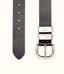 R.M.Williams -Drover Belt - Polished Nickel Buckle - Black