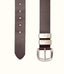 R.M.Williams - Drover Belt - Polished Nickel Buckle - Chestnut