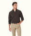 R.M.Williams - Ernest Quarter Zip Jumper - Merino Wool - Chestnut