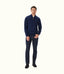 R.M.Williams - Ernest Quarter Zip Jumper - Merino Wool - Navy