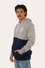 Ringers Western - Hahndorf Mens Hoodie - Grey Marle & Navy