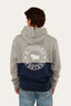 Ringers Western - Hahndorf Mens Hoodie - Grey Marle & Navy