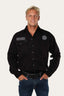 Ringers Western - Hawkeye Full Button Mens Workshirt - Black & White