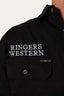 Ringers Western - Hawkeye Full Button Mens Workshirt - Black & White