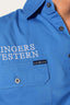 Ringers Western - Hawkeye Full Button Mens Workshirt - Blue & White