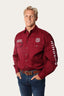 Ringers Western - Hawkeye Full Button Mens Workshirt - Burgundy & White