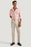 M.J. Bale - Hemming Shirt - Stripe - Coral