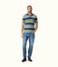 R.M.Williams - Rod Polo - Stripe - Navy, Blue & Green